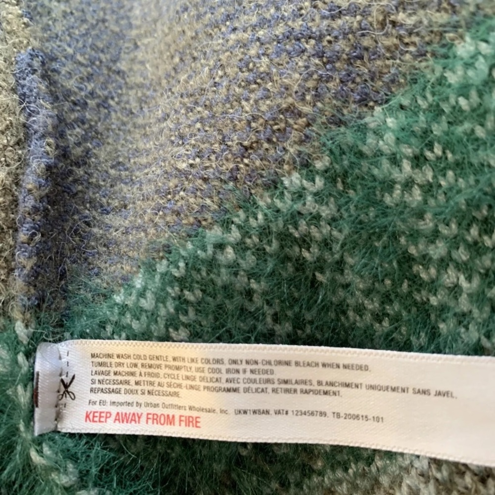 Anthropologie Kai Long Open Cardigan Sweater One Size Gray Excellent RARE HTF - Picture 11 of 12